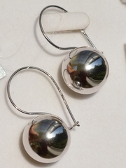 Шары 1,7 (серьги из серебра)