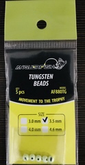 Вольфрамовые головки Anglerfish TUNGSTEN BEADS 4мм 0,5г цвет Шартрез Fluo 5шт/уп. продажа от 5 уп.