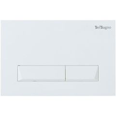 BelBagno Marmi BB009-MR-BIANCO Кнопка смыва, цвет: белый фото