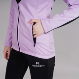 Женский утеплённый лыжный костюм Nordski Base Orchid-Black с высокой спинкой