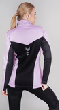 Женский утеплённый лыжный костюм Nordski Base Orchid-Black с высокой спинкой