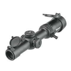 Оптический прицел Veber Wolf GB FD 1-8x24 ( установка на Тигр, СВД, Винтовка Мосина / Сетка FireDot / с подсветкой )