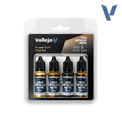 Vallejo True Metallic Metal - набор Arcane Gold
