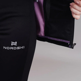 Женский утеплённый лыжный костюм Nordski Base Orchid-Black с высокой спинкой