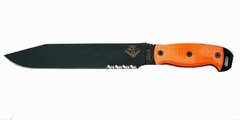 Фото Нож с фиксированным клинком Ontario RD-9, сталь 5160, рукоять G10, orange/black