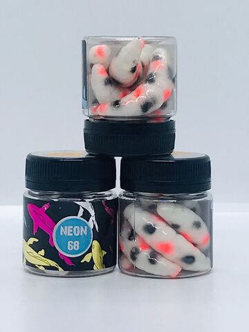 NEON 68 Maggot 46мм (6 шт ) СЫР цвет ПЕСТРУШКА продажа от 2 шт.