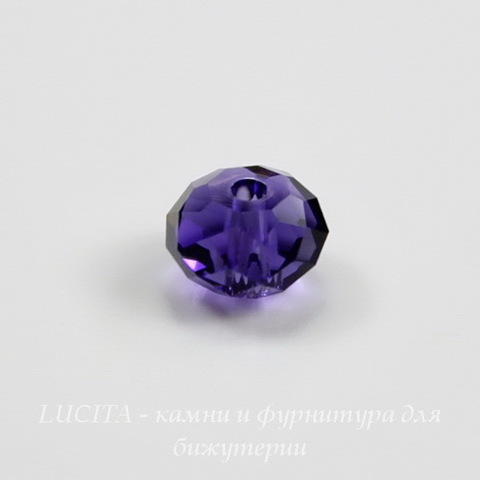 5040 Бусина - рондель с огранкой Сваровски Purple Velvet 6 мм