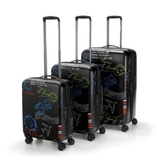 Чемодан 4-х колесный suitcase l (95л)