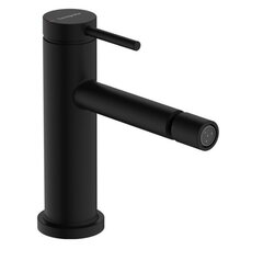Hansgrohe Tecturis S 73201670 Смеситель для биде 80, однорычажный, со сливным гарнитуром, мч фото