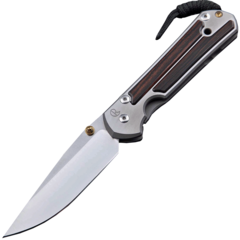 Фото Складной нож Chris Reeve Large Sebenza 21, сталь S35VN, рукоять титановый сплав со вставкой из черного дерева
