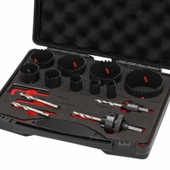 Набор коронок Bi-metall 16-67мм HSSE-Co8 14пр MASTER-TOOL 1014301010011