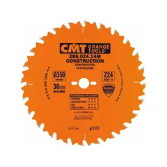 Диск пильный по дереву 350x30x3,2/2,2 15° 5° ATB Z=24 CMT 286.024.14M