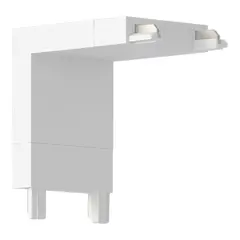 ST067.509.14 Соединитель угловой "поток-стена" SKYFLAT ST-Luce Белый