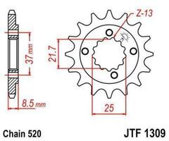Звезда ведущая XR650 L 93-25 JTF1309.15 зуб