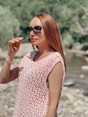 Мастер-класс по вязанию спицами топа 