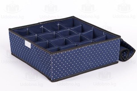 Набор из 3 органайзеров для нижнего белья с крышками 30*30*11 см