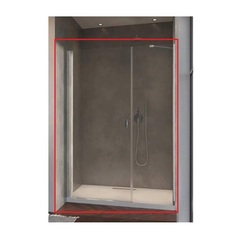 Radaway Nes DWJ I 10028100-01-01L Дверь душевая распашная в нишу 100х200 см левая фото