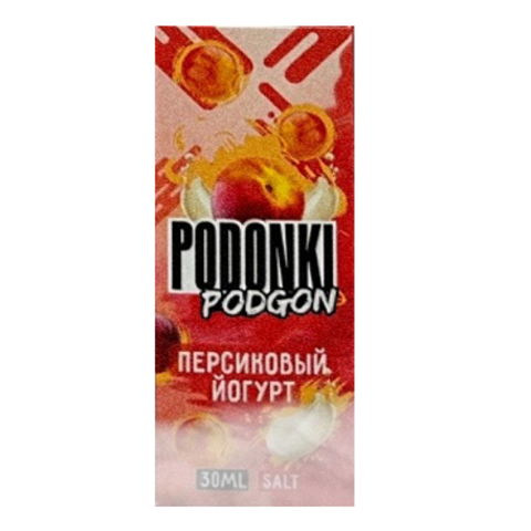 Жидкость PODONKI PODGON Salt 2% 30 ml - Персиковый йогурт