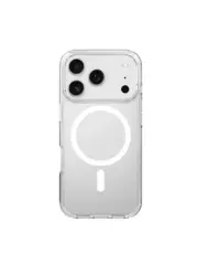 Чехол для iPhone 17 Pro с силиконовым бампером MagSafe (прозрачный)