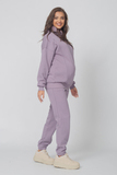 Утепленный спортивный костюм для беременных и кормящих 17661 сирень