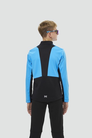 Детская лыжная куртка Nordski Jr. Advance light blue-black