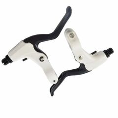 Ручки тормоза HORST V-brake/кантелив., алюм., бело-черные (00-171612)