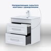 Aquanet 339599 Тумба Бостон new 70 цв.белый сатин (339599)