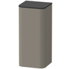 Duravit Happy D.2 Plus HP1260R9292 Пенал подвесной 880x400x360мм 1 дверь, 2 стекл. полки, DX, цвет: stone grey satin matt (без топа)