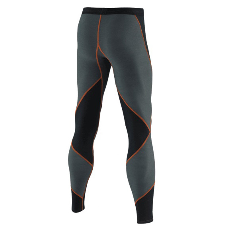 Термобелье кальсоны мужские Mizuno Virtual Body Long черные-серые - 2