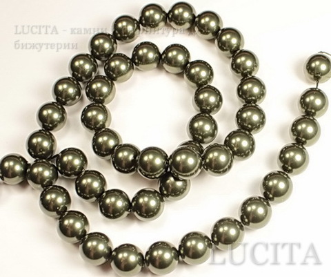 5810 Хрустальный жемчуг Сваровски Crystal Dark Green круглый 10 мм ()