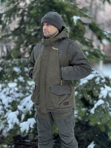 Костюм зимний PRIDE Магнум -15°C, утеплённый, ткань Исландия, хаки
