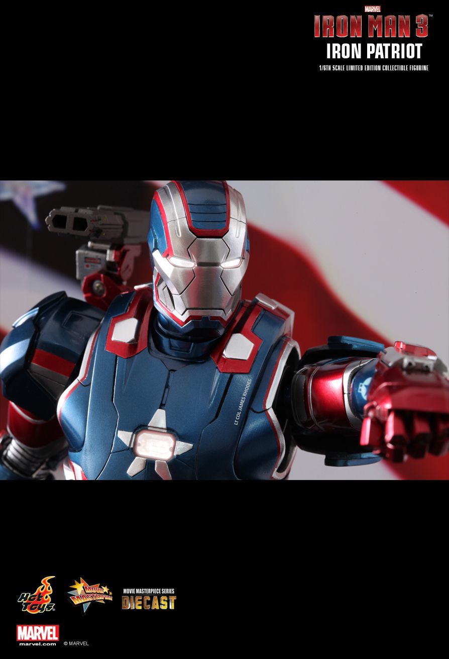Фигурка Железный Патриот из фильма Железный человек 3 Hot Toys 1/6