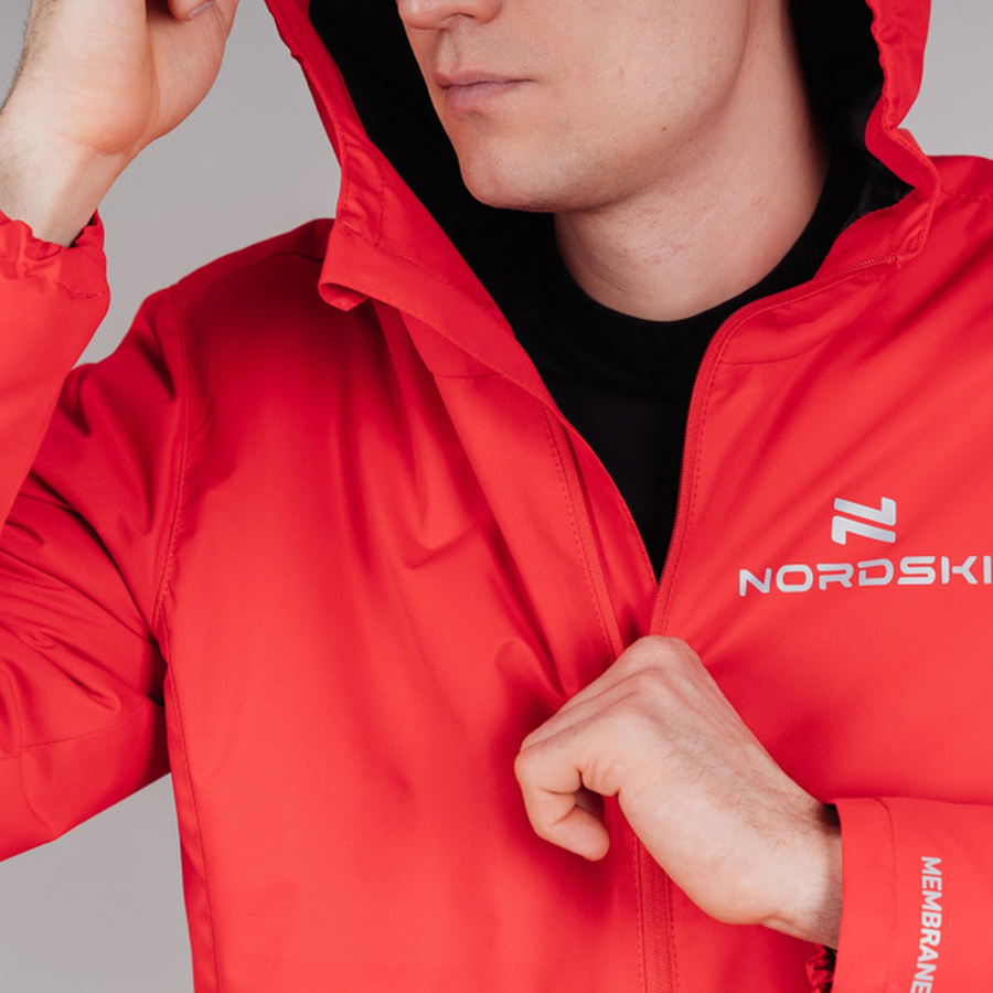 Nordski Urban утепленная лыжная куртка мужская красная - 3