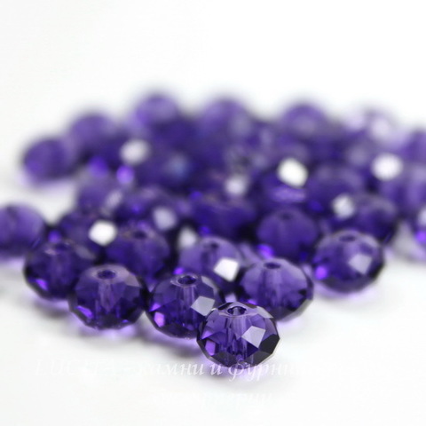 5040 Бусина - рондель с огранкой Сваровски Purple Velvet 6 мм