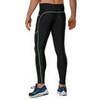Mizuno Impulse Core Long Tight беговые тайтсы мужские черные-зеленые - 4