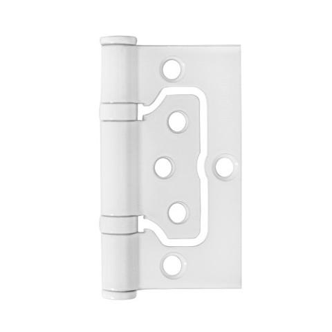 Петля универсальная без врезки PUNTO 200-2B/HD 75x2,5 WH белый /61267/ (1 шт)