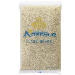 
          Бисер Alingar размер №12 вес 450 гр., жемчужный, непрозрачный, пакет