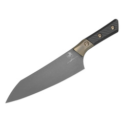 Фото Кухонный нож поварской Microtech Chef's Knife 20.3 см, сталь M390MK, рукоять карбон/титан