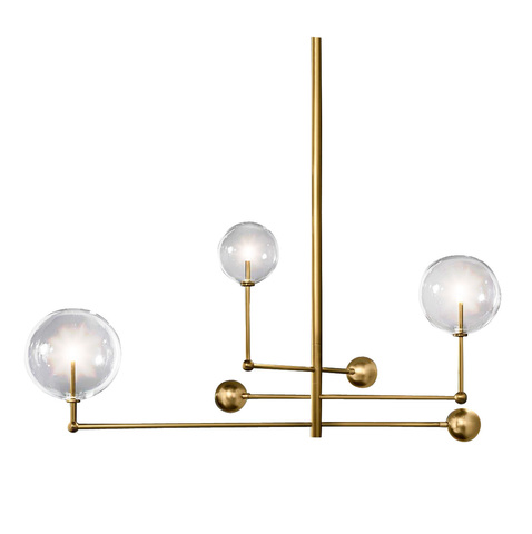 Фото: Люстра Globe Mobile 3 brass - основной вид