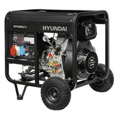 Дизельный генератор Hyundai DHY 6000LE-3 - [5 кВт / 380V] эл. старт, трехфазный
