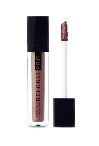 RELOUIS Тени жидкие сатиновые Satin Liquid Eyeshadow т.28 Deep Bronze