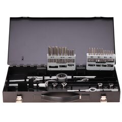 Набор метчиков и плашек M3-M12 37пр HSS-G Terrax by Ruko A245020
