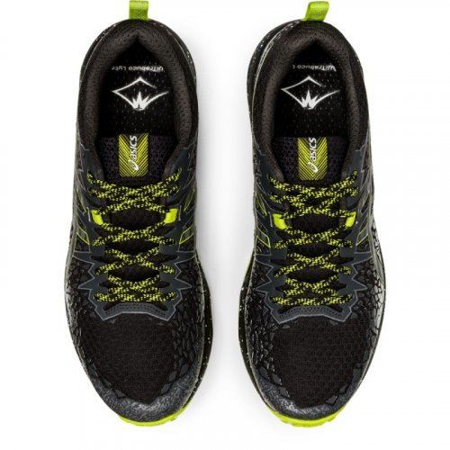 Asics Fujitrabuco Lyte кроссовки внедорожники мужские черные-зеленые - 5