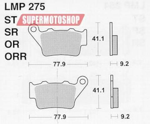 Тормозные колодки премиум класса AP RACING (BREMBO) AP-LMP275 OR