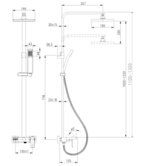 Смеситель Lemark Contest LM5862CW для ванны и душа