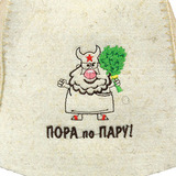 Банная шапка Пора по пару - 3