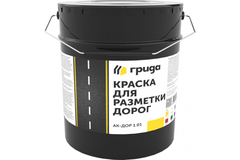 Краска для разметки дорог Грида АК-Дор 1.01 серая 30 кг
