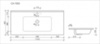 Ceramica Nova Element CN7003 Умывальник накладной прямоугольный, 101x46.5, цвет: белый