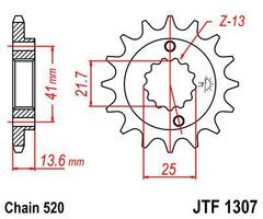 Звезда ведущая JTF1307 15RB