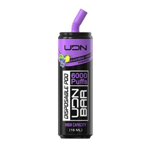 UDN BAR 6000 Черная смородина Лимонад - Blackcurrant Lemonade